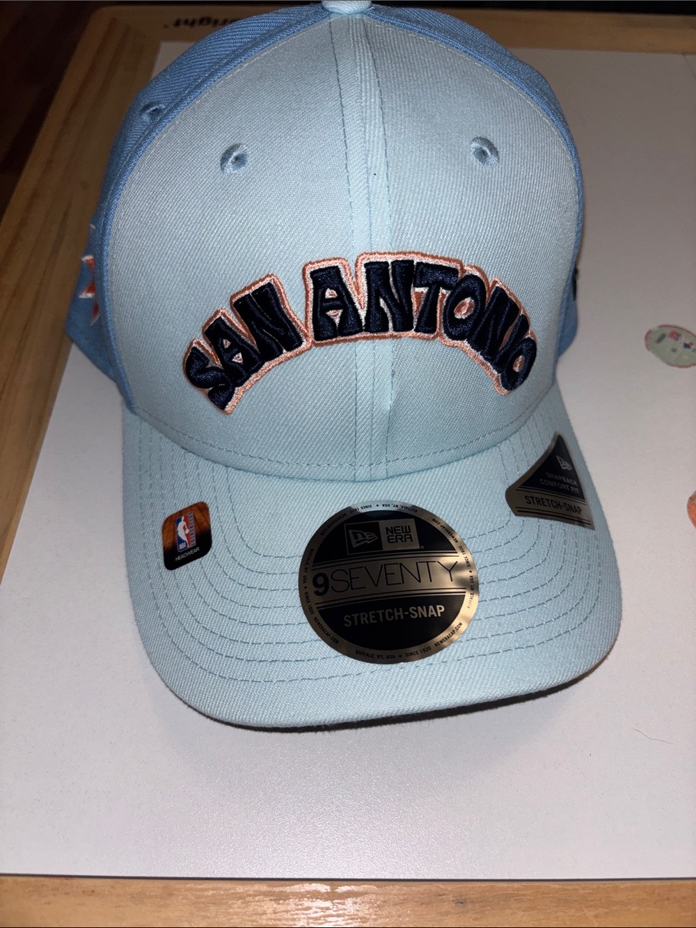 New Era Light Blue San Antonio 9SEVENTY Cap
